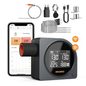 Controlador de Temperatura para Kamado con Ventilador WiFi LCD