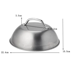 Campana Gratinadora Para Hamburguesas Domo - Imagen 2
