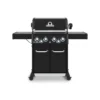 Barbacoa a gas Broil King Baron 490 Shadow negro mate, vista frontal